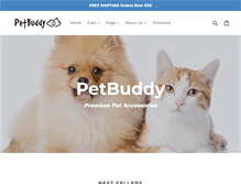 Tablet Screenshot of petbuddyshop.com